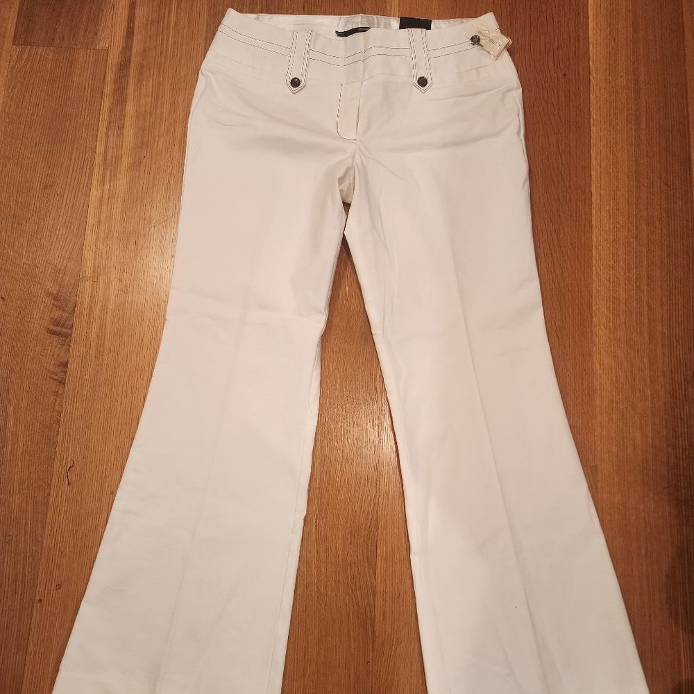 Maurices White Flare Pants NWT - Size 11/12